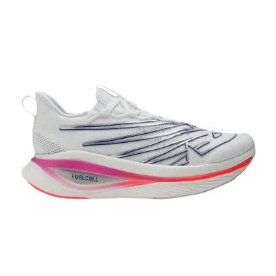 Pre-owned New Balance Wmns Fuelcell Supercomp Elite V3 Wide 'white Blue Magenta' | Women's Size 6.5
