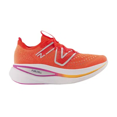 Pre-owned New Balance Wmns Fuelcell Supercomp Trainer Wide 'electric Red'