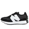 New Balance Womens 327 Suede And Mesh Low-top Trainers Black White In Multi