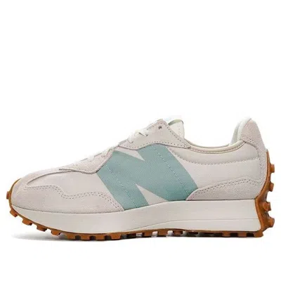 New Balance Women's 327 In Off White/blue