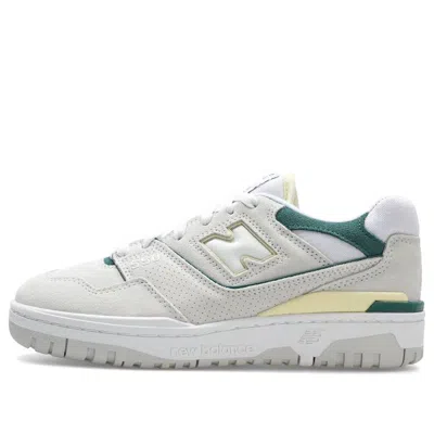 New Balance Women's 550 In Grey/green/yellow