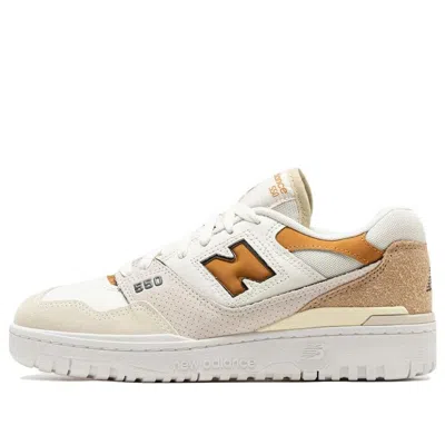 New Balance Unisex 550 In White/brown/beige
