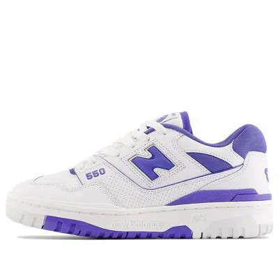 New Balance Womens  550 In White/purple