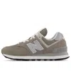 New Balance Womens 574 Logo-embossed Woven Low-top Trainers Grey White G
