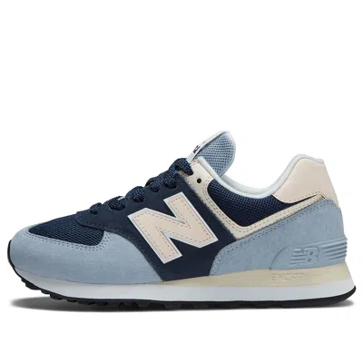 New Balance (wmns)  574 Premium Low-top Blue/grey In Multi