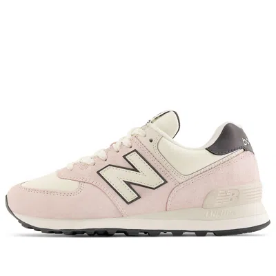 New Balance Women's 574 In Pink/grey/beige
