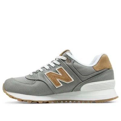 New Balance (wmns)  574series 15 Ounce Canvas Grey In Gray