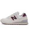 New Balance (wmns)  574v2 'moonbeam Burgundy' In White