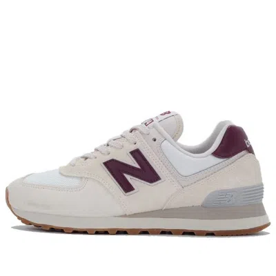 New Balance (wmns)  574v2 'moonbeam Burgundy' In White