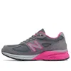 New Balance (wmns)  990v4 Made In Usa 'grey Pink' In Gray