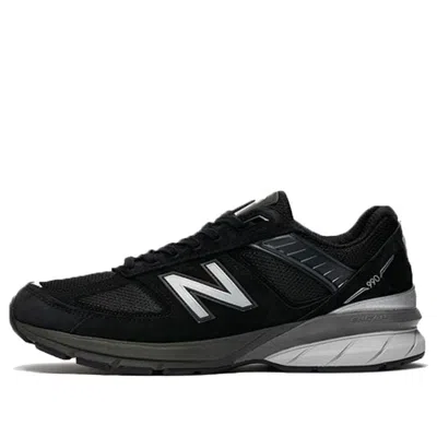 New Balance Made In Usa 990v5 Core In Black With Silver