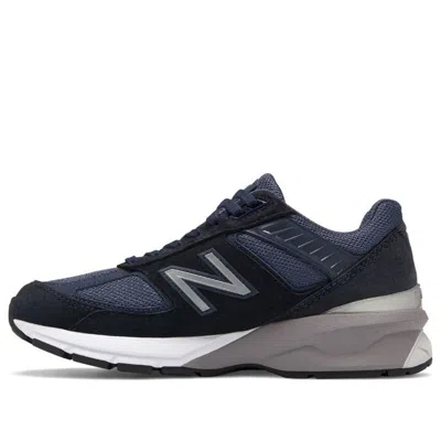New Balance Made In Usa 990v5 Core In Navy With Silver