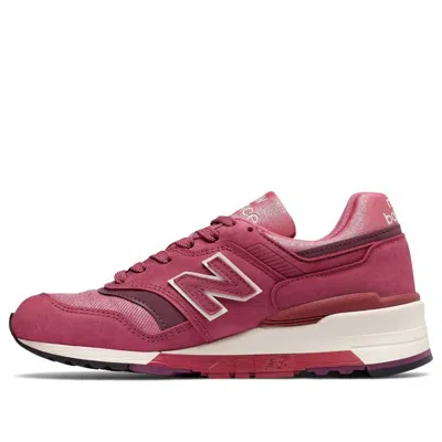 New Balance (wmns)  997 Made In Usa 'pink Burgundy' In Red