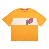 New Balance (wmns)  Athleisure Casual Sports Round Neck Colorblock Short Sleeve Yellow In Yellow