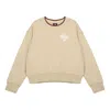 New Balance (wmns)  Athletics 70s Crewneck Sweatshirt 'beige White' In Neutral