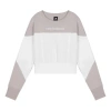 New Balance (wmns)  Athletics Crew Sweatshirt 'wonder Mauve White' In Multi