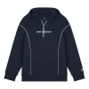 New Balance (wmns)  Athletics Fleece Sweatshirt 'navy White' In Black