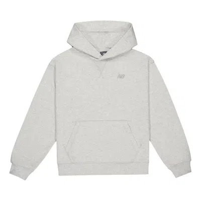 New Balance (wmns)  Athletics French Terry Hoodie 'ash Heather' In Gray