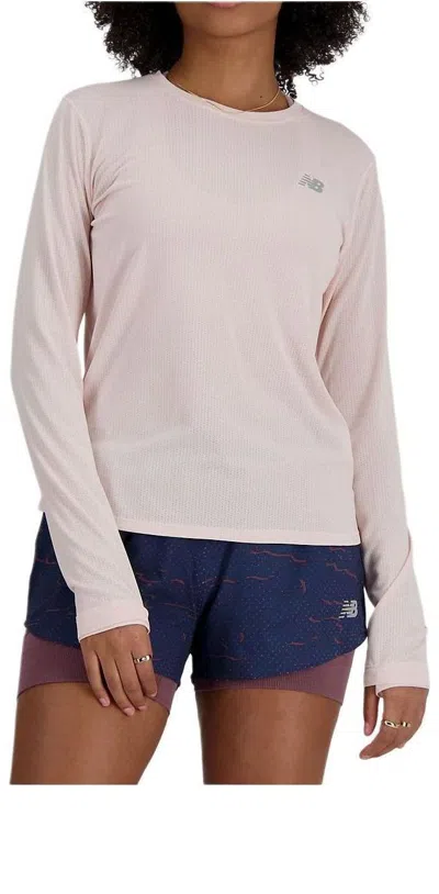 New Balance (wmns)  Athletics Long Sleeve T-shirt 'quartz Pink Heather'