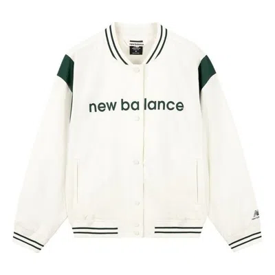 New Balance (wmns)  Baseball Jacket 'white Green'