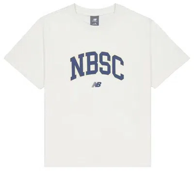 New Balance (wmns)  Big Nbsc T-shirt 'white Blue'