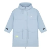 New Balance (wmns)  Big Pocket Solid Color Hooded Jacket Blue