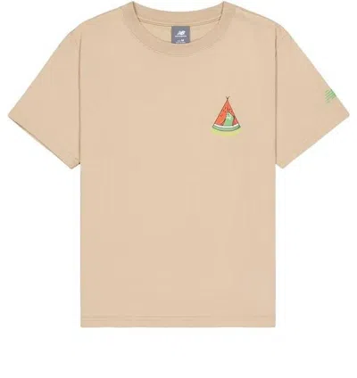 New Balance (wmns)  Cartoon Short Sleeve T-shirt 'pink'