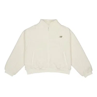 New Balance (wmns)  Casual Full-zip Jacket 'white' In Neutral