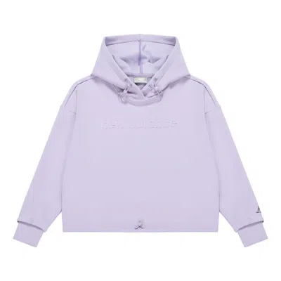 New Balance (wmns)  Casual Logo Hoodie 'purple'