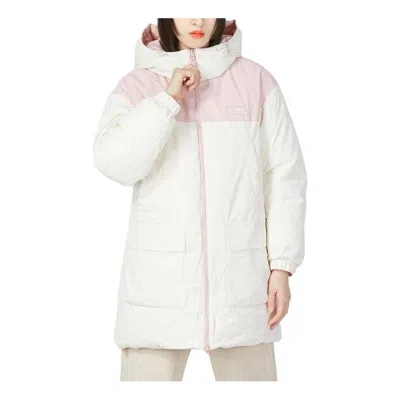 New Balance (wmns)  Classic Down Jacket 'white Pink' In Multi