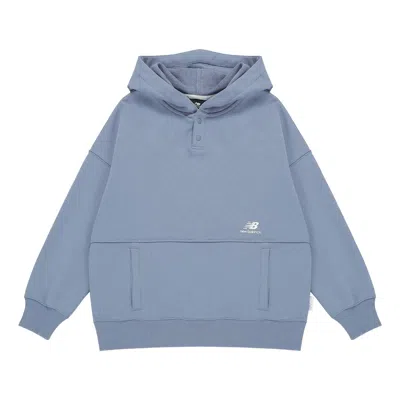 New Balance (wmns)  Classic Lifestyle Plain Hoodie 'blue'