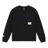 New Balance (wmns)  Cny Series 3d Pocket Sports Round Neck Pullover Black Hoodie