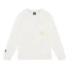 New Balance (wmns)  Cny Series 3d Pocket Sports Round Neck Pullover White Hoodie In Neutral