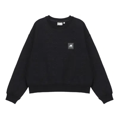 New Balance (wmns)  Crew Neck Logo Sweatshirt 'black'