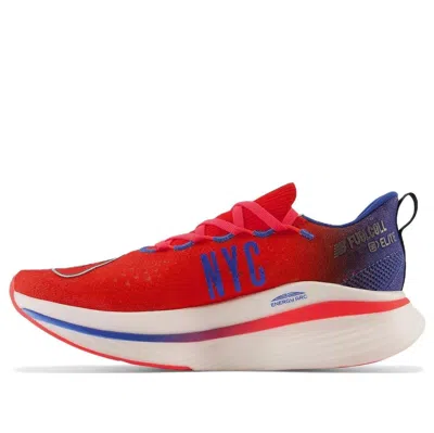 New Balance Women's Tcs New York City Marathon® Fuelcell Sc Elite V3 In Red/blue