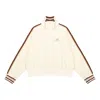 New Balance (wmns)  Half Zip Sweatshirt 'cream White Red' In Neutral