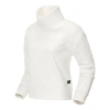 New Balance (wmns)  High Collar Solid Color Hoodie White