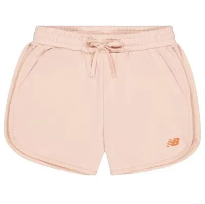 New Balance (wmns)  High-rise Shorts With Placement Brand Logo 'pink'