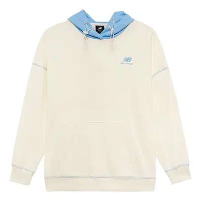 New Balance (wmns)  Lifestyle Fashion Hoodie 'white Blue' In Neutral