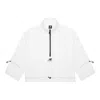 New Balance (wmns)  Logo Printing Half Zipper Sports Woven Stand Collar White Jacket