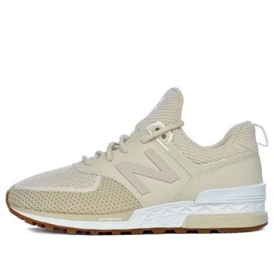 New Balance (wmns)  Nb 574 Sport Sports Casual Shoes 'cream Y White' In Neutral