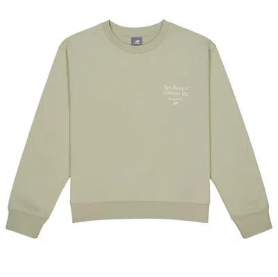 New Balance (wmns)  Nbx Crew Neck Sweatshirt 'olive Green'