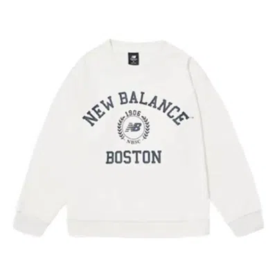 New Balance Kids' (wmns)  Nbx Soft Alpine Crew Pullover 'white'