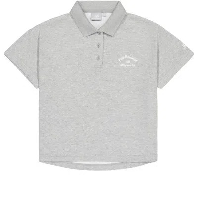 New Balance (wmns)  Polo T-shirt 'grey' In Gray