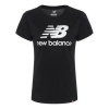 New Balance (wmns)  Round Neck T-shirt 'black' In Black