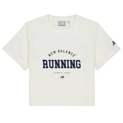 New Balance (wmns)  Running T-shirt 'ivory' In White
