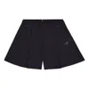 New Balance (wmns)  Small Nb Logo Woven Short 'black'