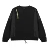 New Balance (wmns)  Solid Color Drawstring Round Neck Pullover Hoodie Black