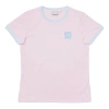 New Balance (wmns)  Sports Round Neck Short Sleeve Pink In Pink