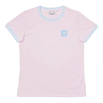 New Balance (wmns)  Sports Round Neck Short Sleeve Pink